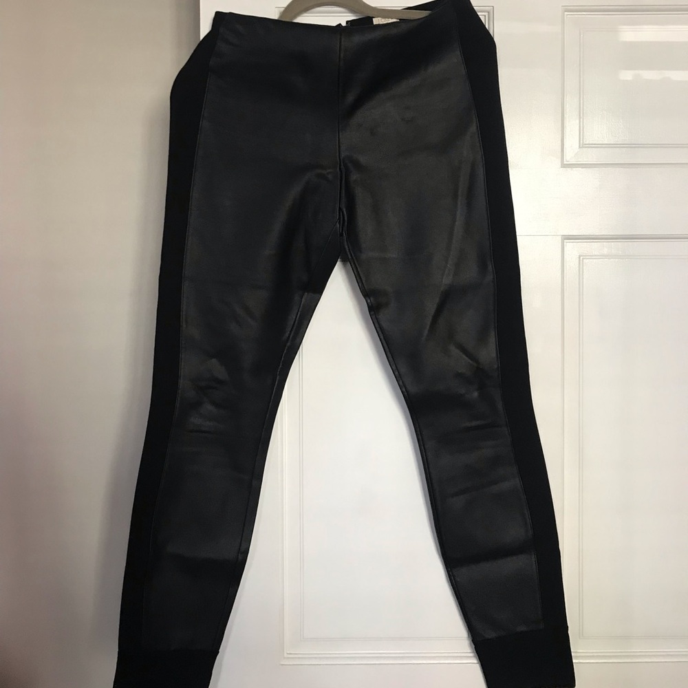 JCrew Leather GiGi pant